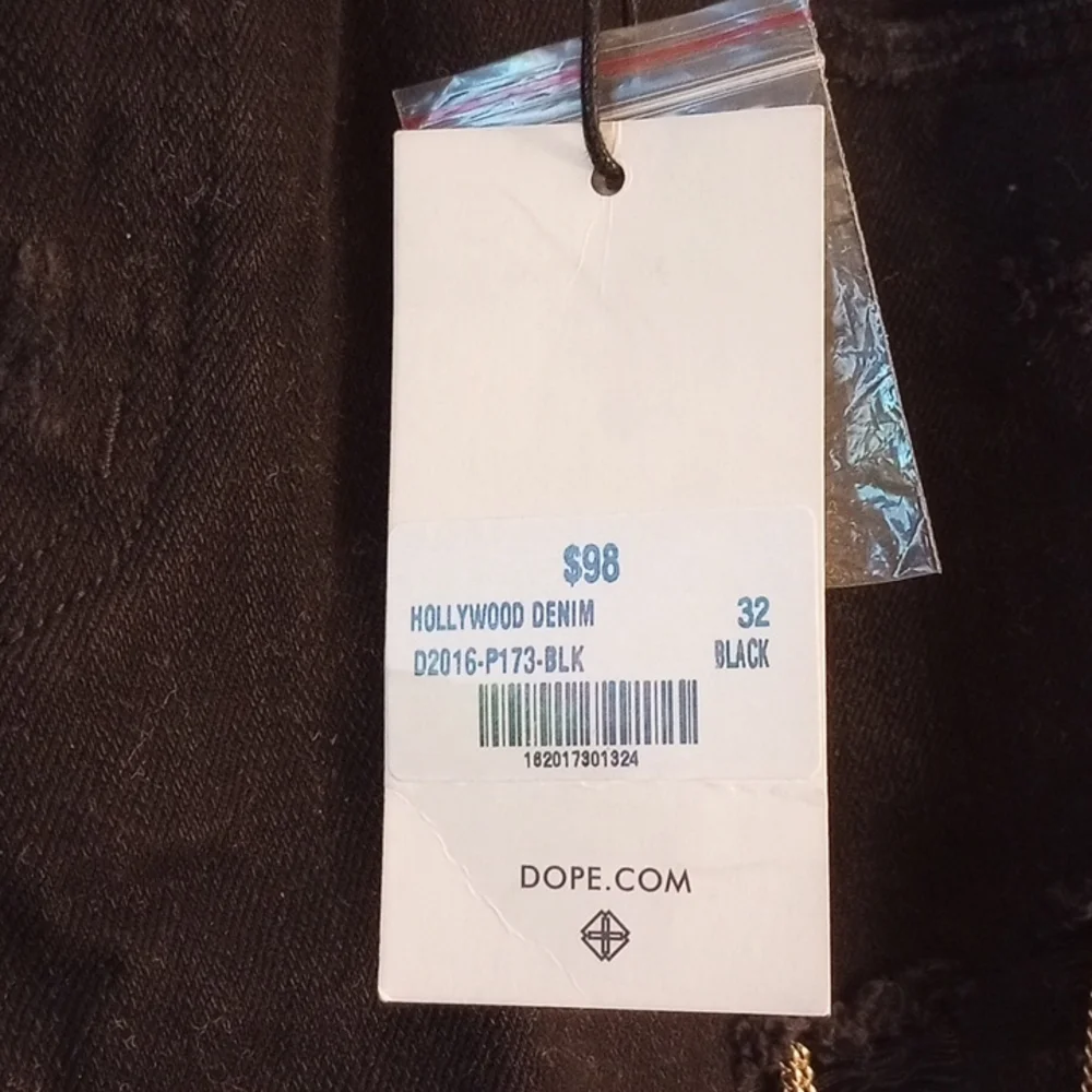 DOPE  BLACK JEANS - Picture 4 of 12